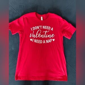NWOT Red Graphic valentine’s T-Shirt